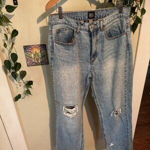 Urban Outfitters BDG Cowboy Jeans – Distressed Raw Hem
